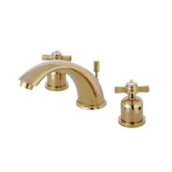 Kingston Brass KB8962ZX 8" Widespread Bathroom Faucet, Polished Brass KB8962ZX - main